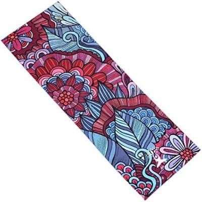Tapis de Yoga - ProYogaMat™ - Fleurs Bohèmes - Yoga Anvi