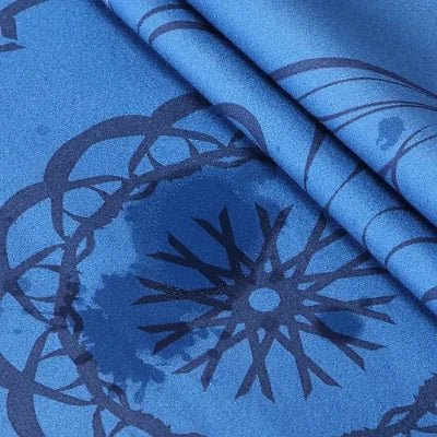 Tapis de Yoga - ProYogaMat™ - Mandala Bleu - Yoga Anvi
